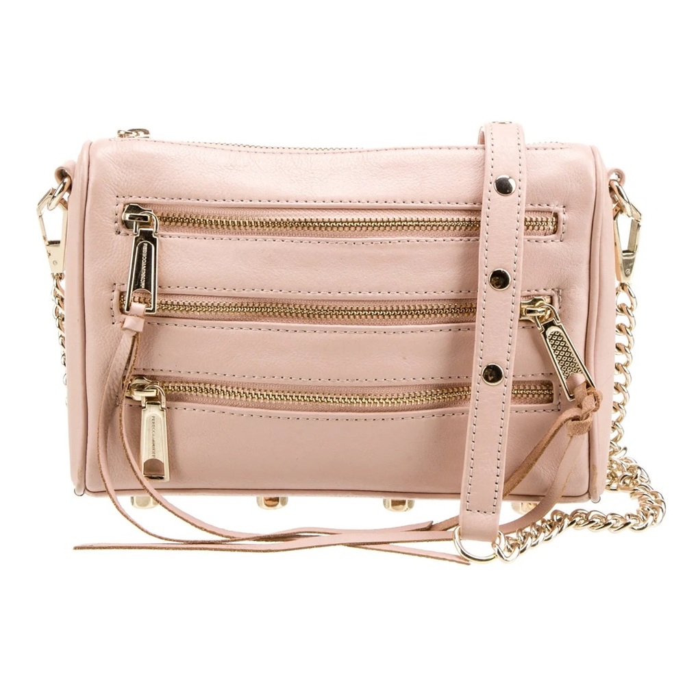 Authentic Rebecca Minkoff Mini MAC 3-Zip Crossbody Bag